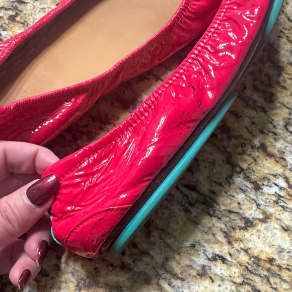 Tieks Vibrant Pink Women's Flats - Picture 2 of 9